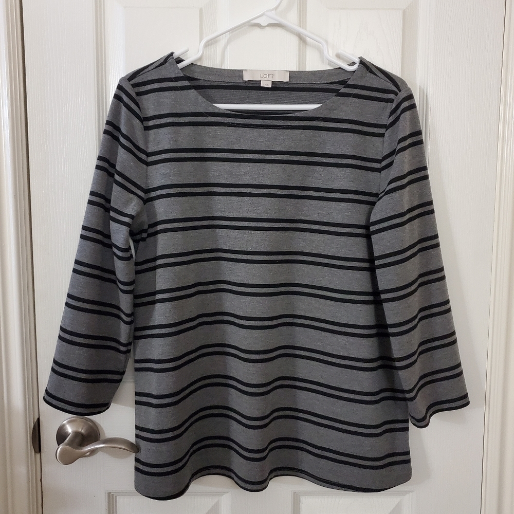 Loft Striped Boatneck Shirt